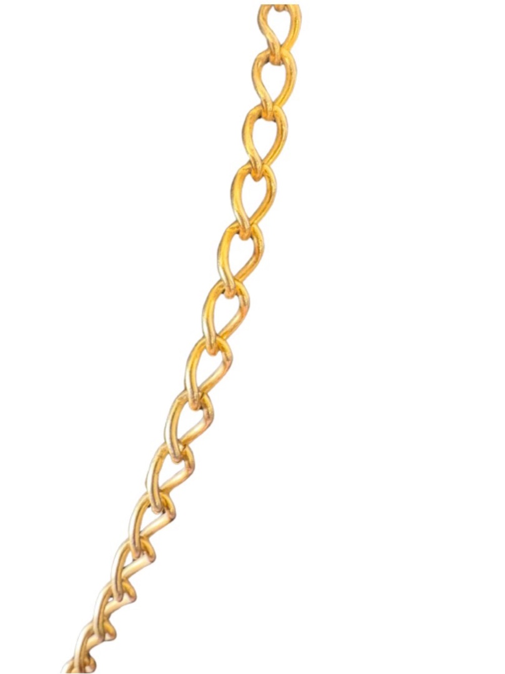 Whimsical Mixed Tape Necklace Gold Toned - Picture 3 of 4